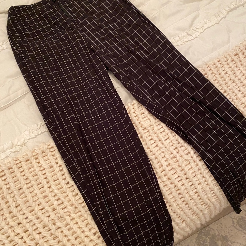 Princess Polly Plaid Straight Leg Pant